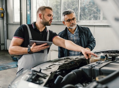 Car maintenance checkup