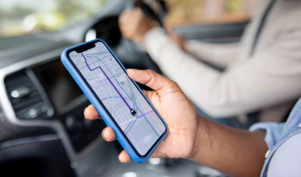 Smartphone as car navigation system